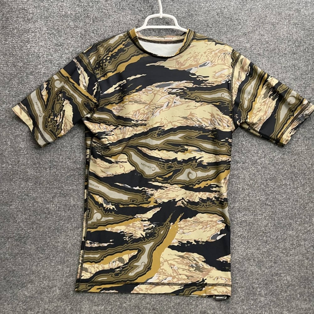 Origin RTX Raptor Camo Cooling Shirt Mens Sz 2XL Short Sleeve Hunting Base Layer
